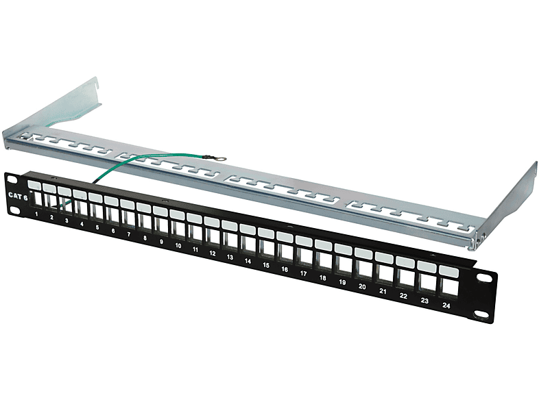 Keystone Patchpanel S/CONN Verteilerfeld MAXIMUM 24-Port, unbestückt, CONNECTIVITY 19\