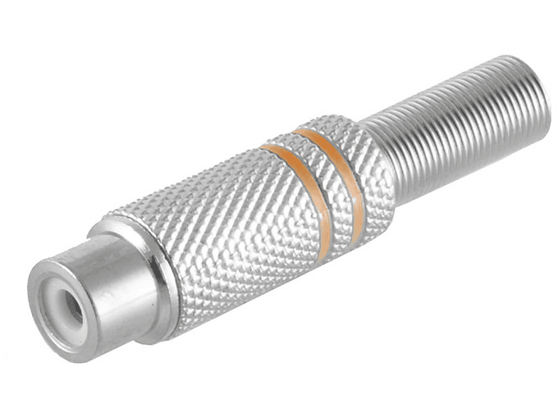 Cinch MAXIMUM S/CONN CONNECTIVITY gelb Cinchkupplung Metall 6mm,