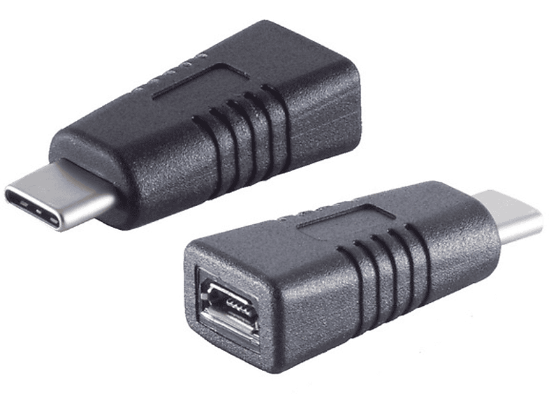 SHIVERPEAKS Adapter, USB 3.1 C Stecker/ USB 2.0 MICRO B Buchse USB Adapter