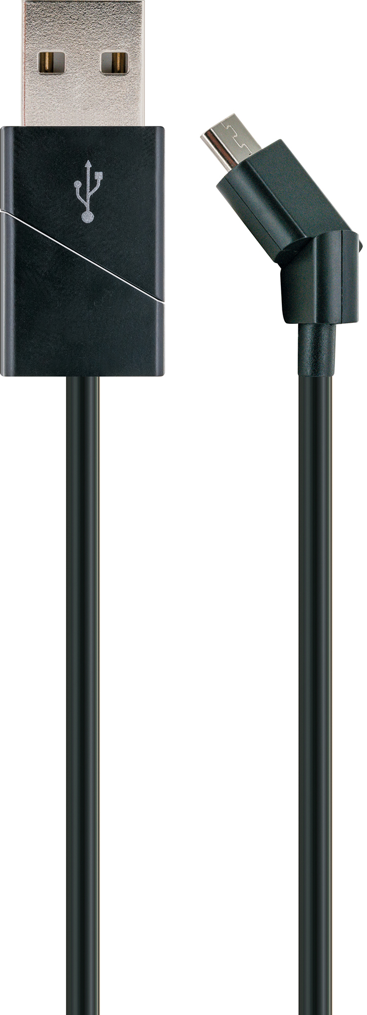 Sync A SCHWAIGER USB Ladekabel, Micro 533-, Micro B m, Stecker Stecker, 1,2 drehbar zu & USB -LKW120M 2.0 Schwarz USB