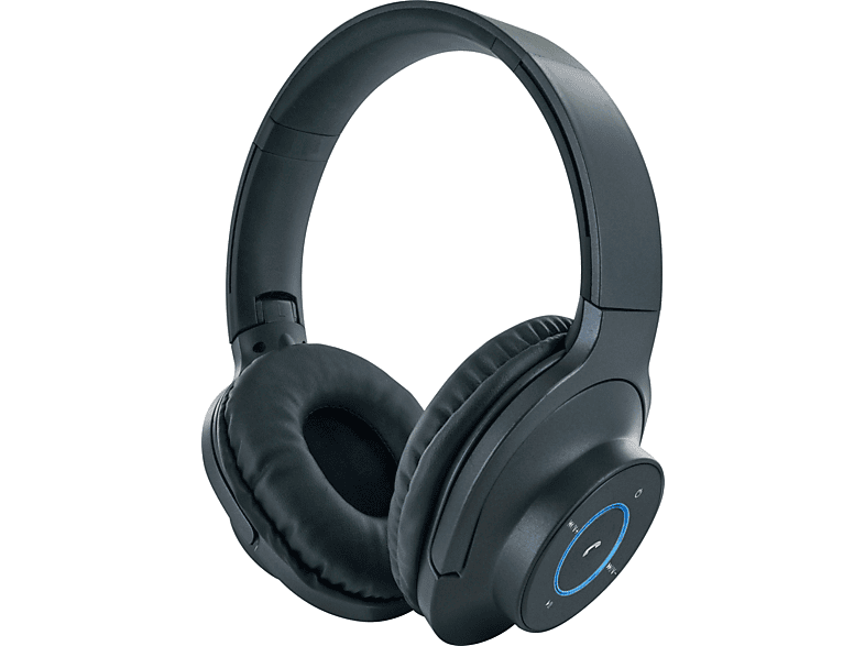 SCHWAIGER -KH220BT 513-, On-ear Bluetooth® Bügelkopfhörer Bluetooth Schwarz