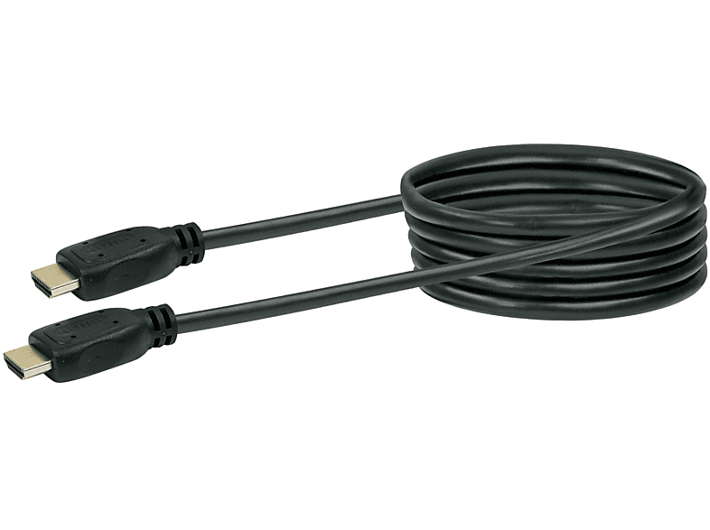 SCHWAIGER -HDM0500 043- High-Speed-HDMI-Kabel mit Ethernet HDMI-Stecker zu HDMI-Stecker