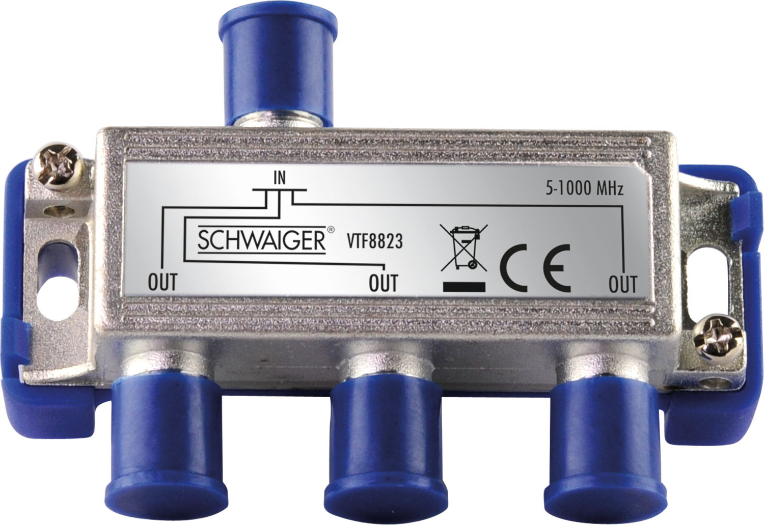 SCHWAIGER -VTF8823 Verteiler Kabel- dB) 3-fach (6.5 Antennenanlagen für 241- und