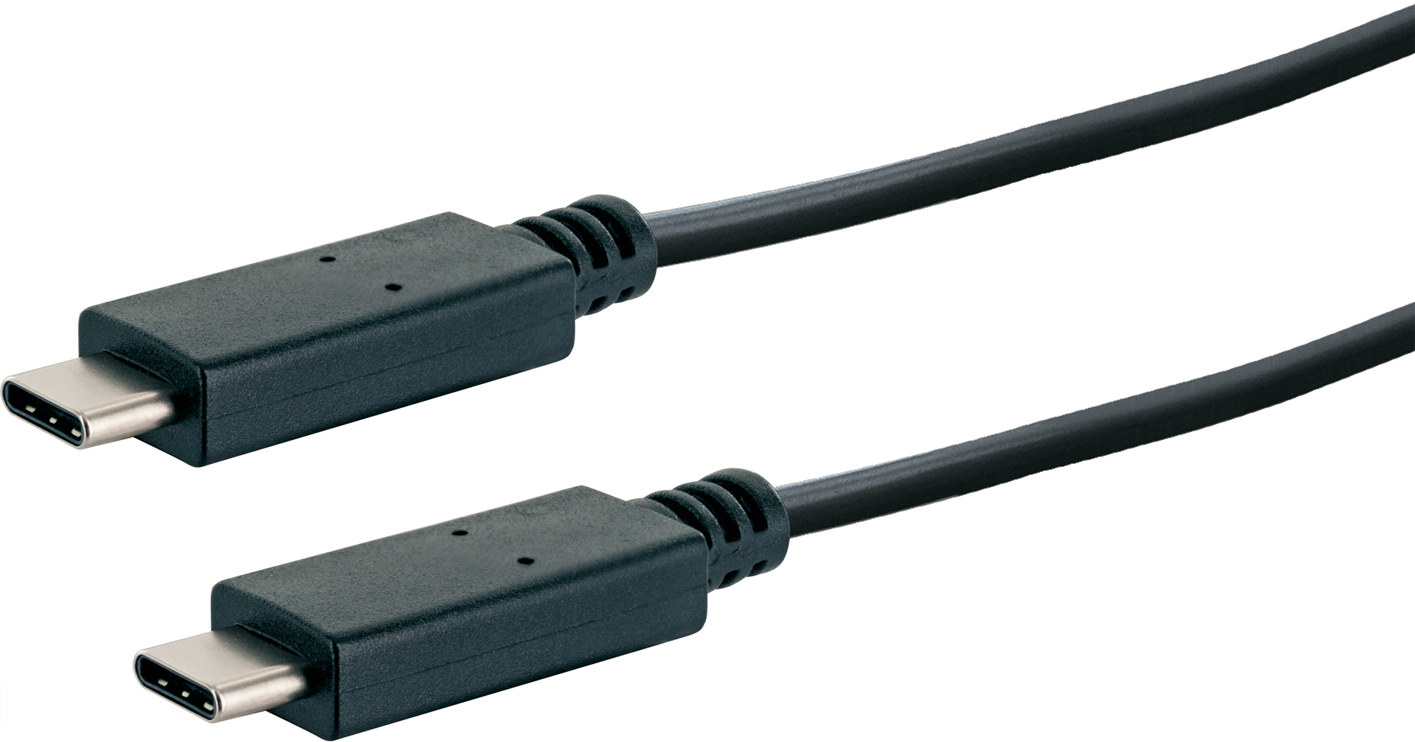 Ladekabel USB Schwarz (Type C) 3.1 Sync Stecker 3.1 C) SCHWAIGER Stecker, zu C m, Type -LK101C (Type 1 USB 531-, &