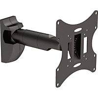 SCHWAIGER -LWH040 011- TV Wandhalter (2 Gelenke) für Flachbildschirme (58 - 107 cm), Schwarz