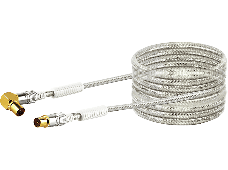 IEC mit 531- dB) zu SCHWAIGER Stecker, (110 Ferritkern Antennen -KVKWHD150 IEC Winkelbuchse Anschlusskabel