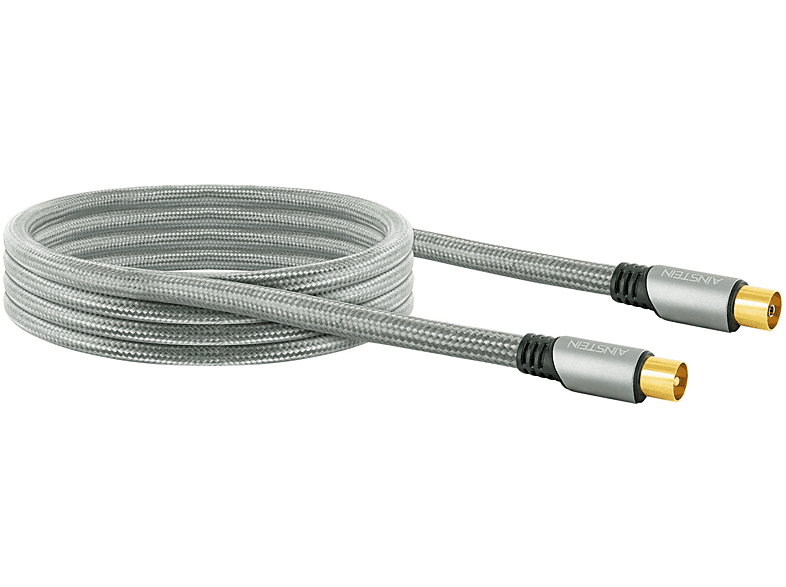 AINSTEIN -AIAN1040 413- Antennen Anschlusskabel (110 dB) IEC Stecker zu IEC Buchse
