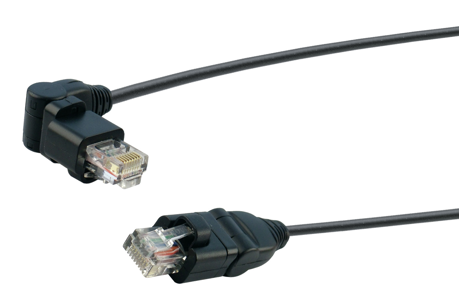 Netzwerkkabel CAT (F/UTP) zu 360° 533-, -CKS7200 SCHWAIGER 6 Stecker, m RJ45 2 Stecker 360° RJ45