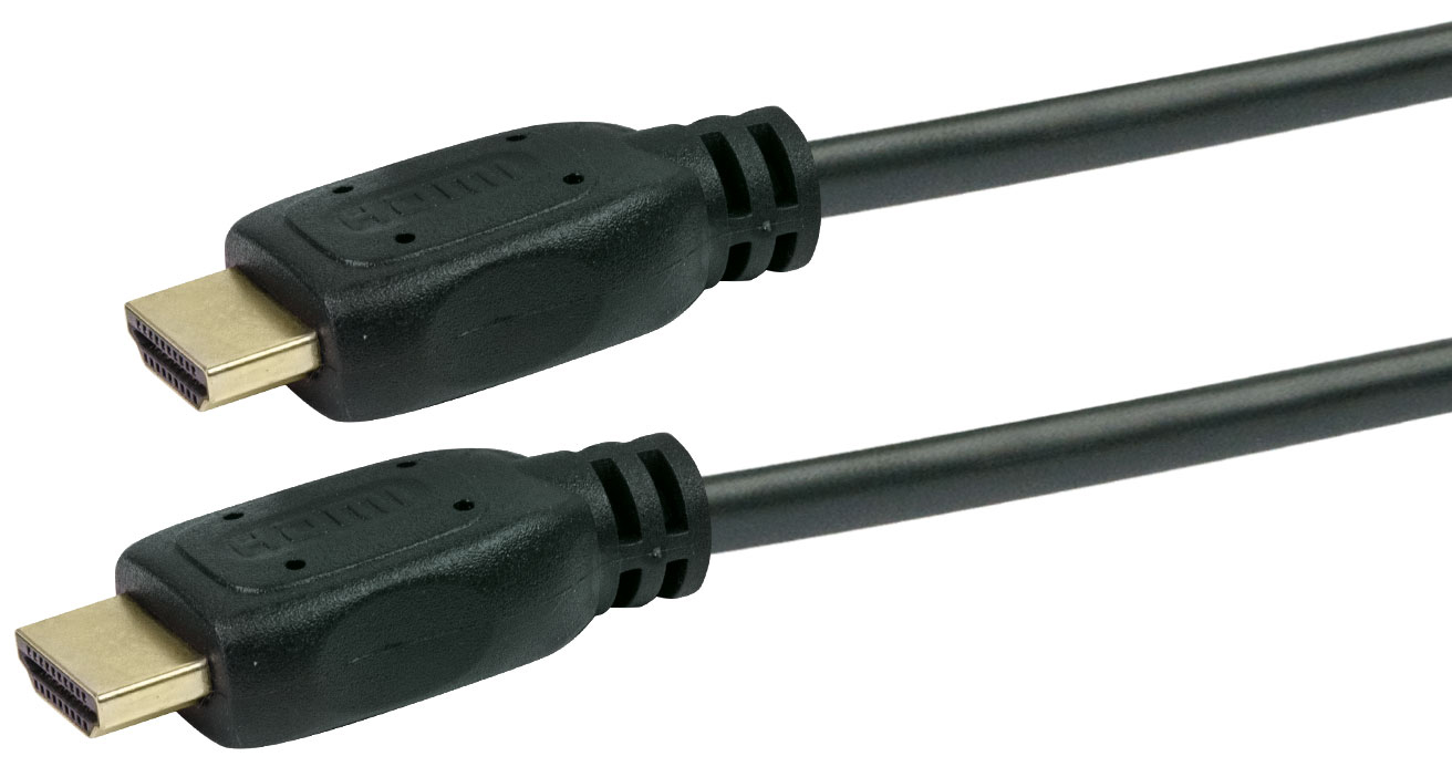 SCHWAIGER -HDM0300 043- High-Speed-HDMI-Kabel zu HDMI-Stecker mit Ethernet HDMI-Stecker
