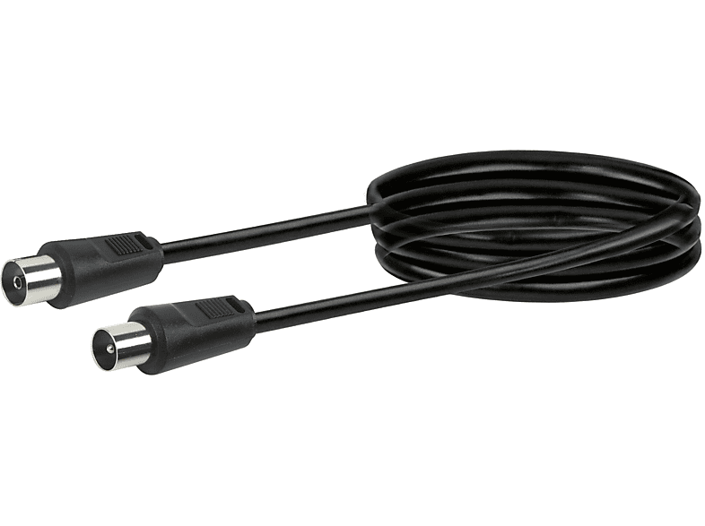 SCHWAIGER -KVK15 533- Antennen Anschlusskabel (75 dB) IEC Stecker zu IEC Buchse