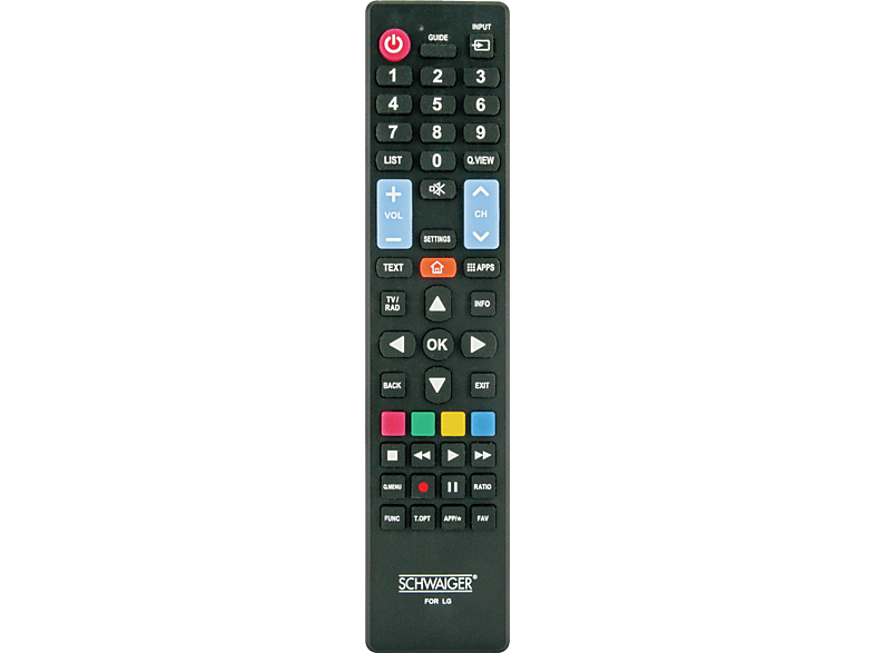 SCHWAIGER -UFB100LG 533- Ersatzfernbedienung LG TV-Geräte für
