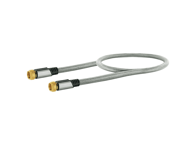 InLine SAT-Anschlusskabel – 2x Geschirmt, F-Stecker, 85 DB, 10 M, Schwarz