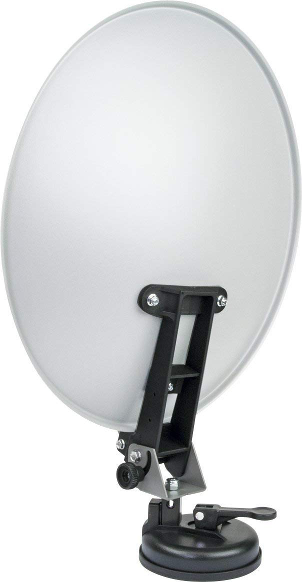 SCHWAIGER -SAT3400HD- Camping Satellitenanlage für mobilen den Single (35 Einsatz LNB) cm