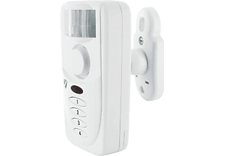 SCHWAIGER -HSA600 532- Hausalarm mit Bewegungsmelder und Tastenfeld Weiß