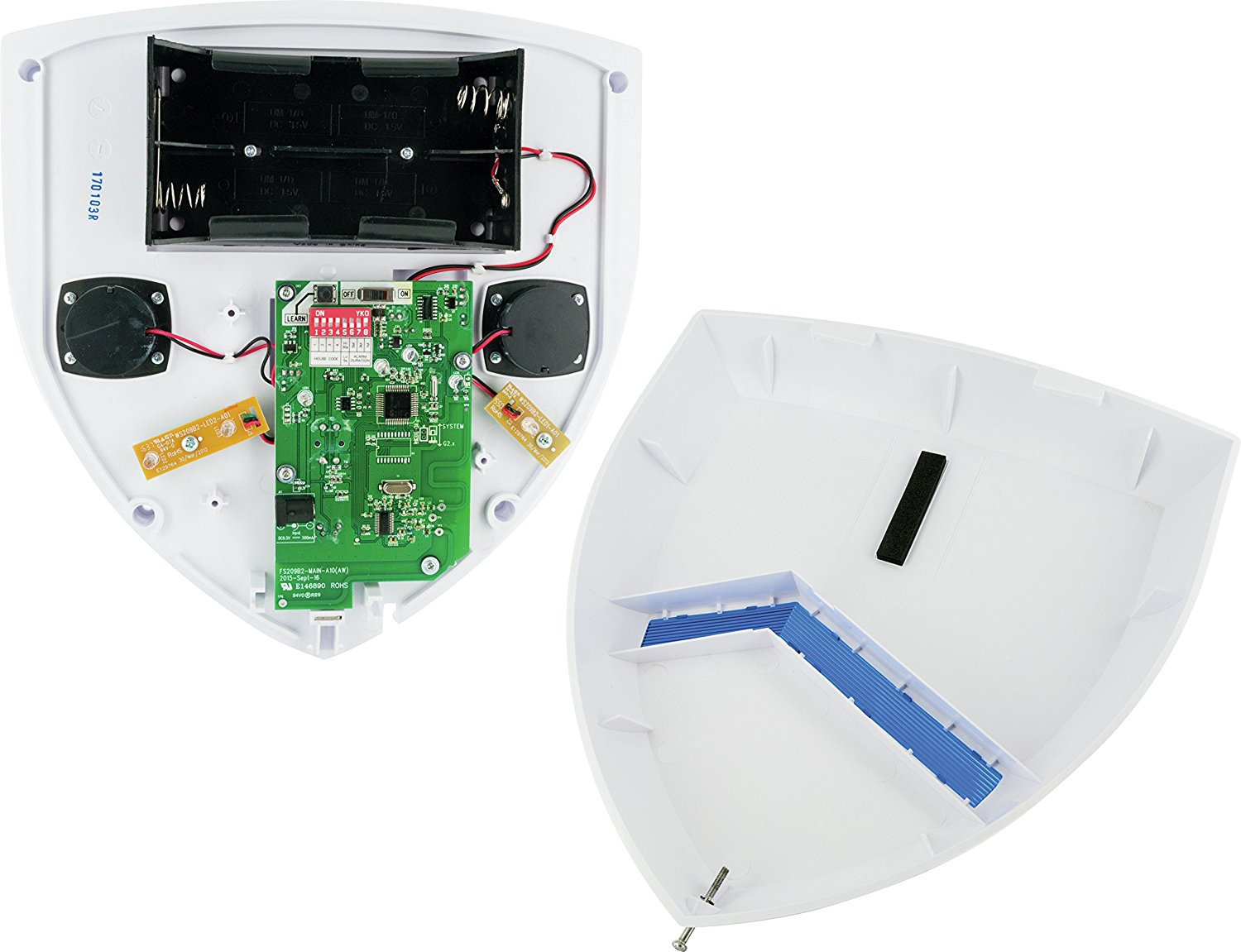 SCHWAIGER -HG2000 532- Funk-Alarm-System Starter-Set „Green mit erweiterbar Außensirene, Guard“