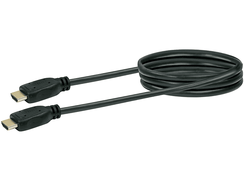 SCHWAIGER -HDM0200 043- High-Speed-HDMI-Kabel mit Ethernet HDMI-Stecker zu HDMI-Stecker