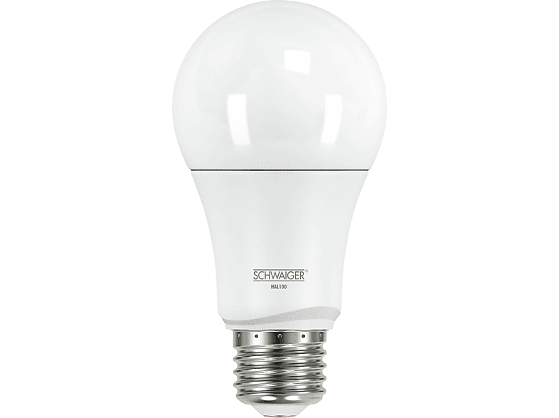 SCHWAIGER (E27) Warmweiß als dimmbares Wohnlicht LED Leuchtmittel -HAL100-