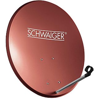 SCHWAIGER -SPI550.2- Stahl Offset Antenne (55 cm) Ziegelrot