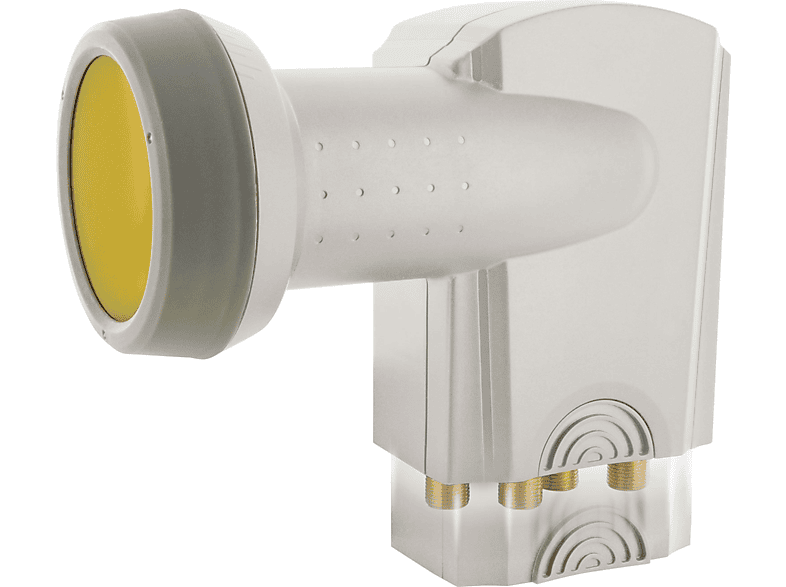SCHWAIGER -SPS6818H 511- SUN PROTECT - Digitales Quattro LNB mit vergoldeten Anschlüssen