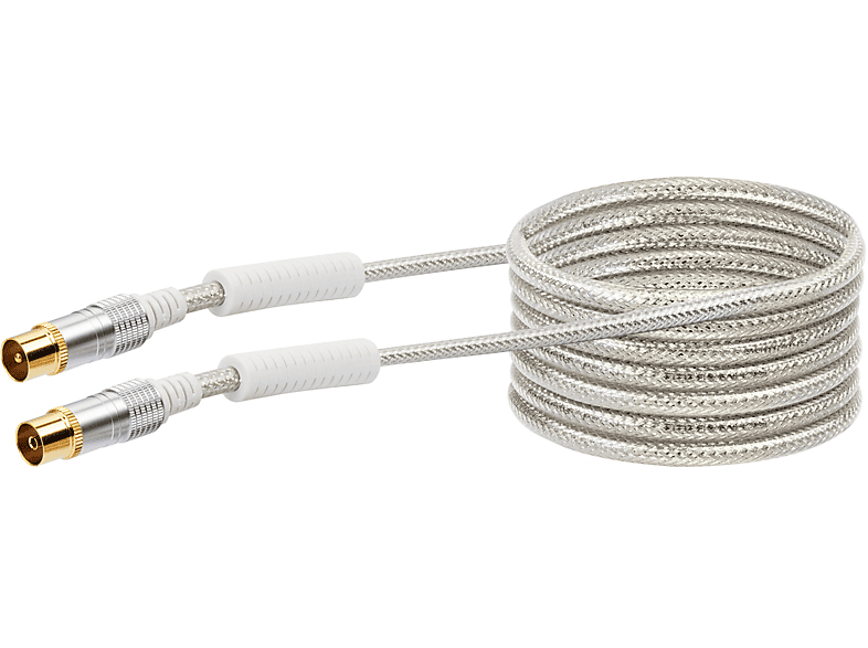 SCHWAIGER -KVKHD30 531- mit Anschlusskabel Stecker IEC Antennen IEC Ferritkern Buchse, dB) zu (110