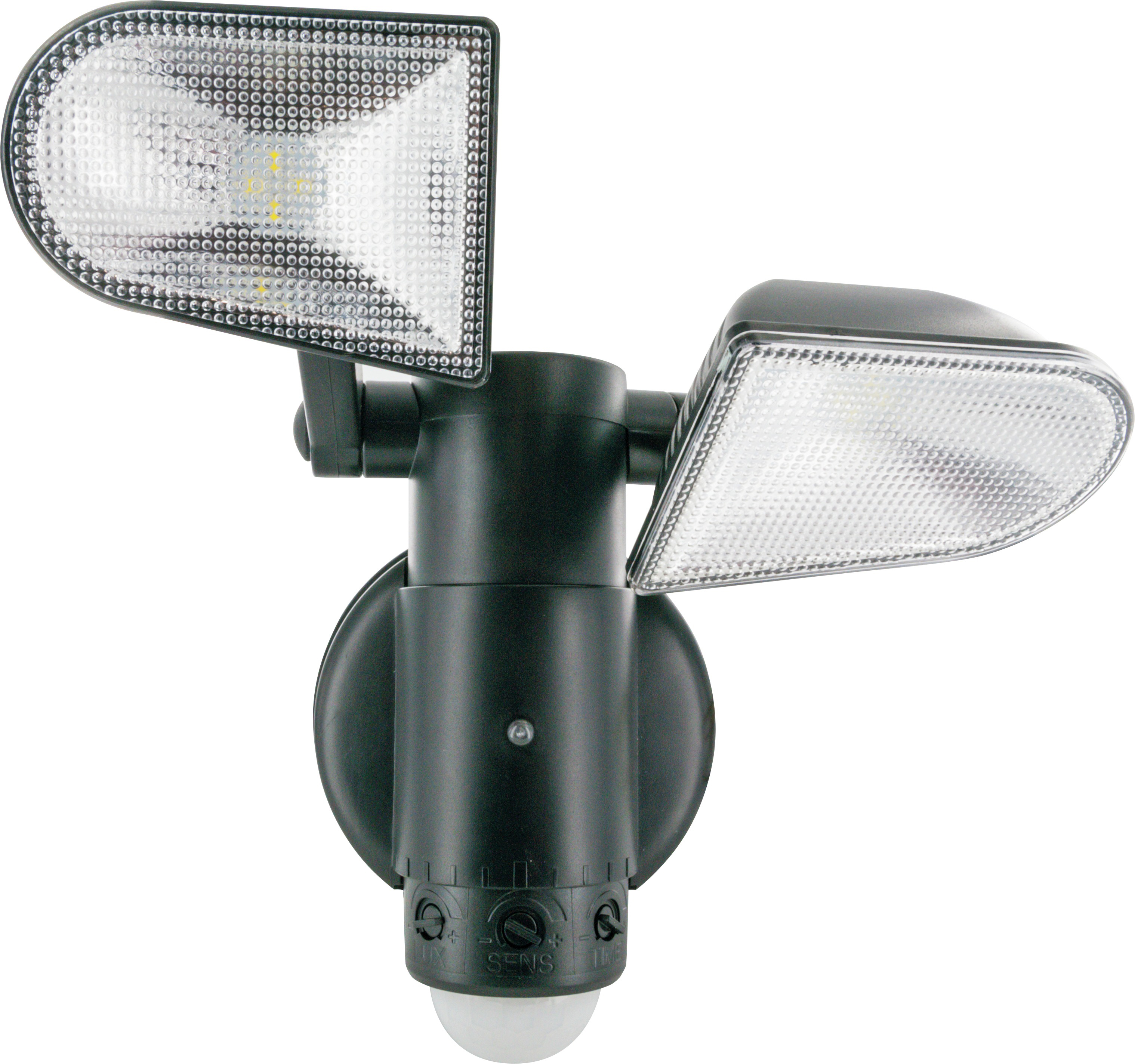 SCHWAIGER -LED220 011- LED Sensorleuchte (2-fach) 2 mit Lampen und Bewegungsmelder