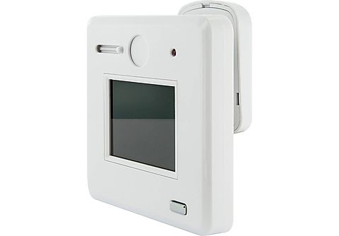 SCHWAIGER -TS100 532- Digitaler und optischer Türspion Zuverlässiger Schutz vor unerwünschten Besuchern Weiß