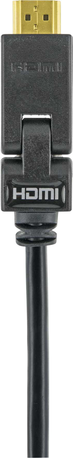 SCHWAIGER -HDMS15 533- mit zu Ethernet 180° HDMI-Stecker 180° HDMI-Stecker High-Speed-HDMI-Kabel