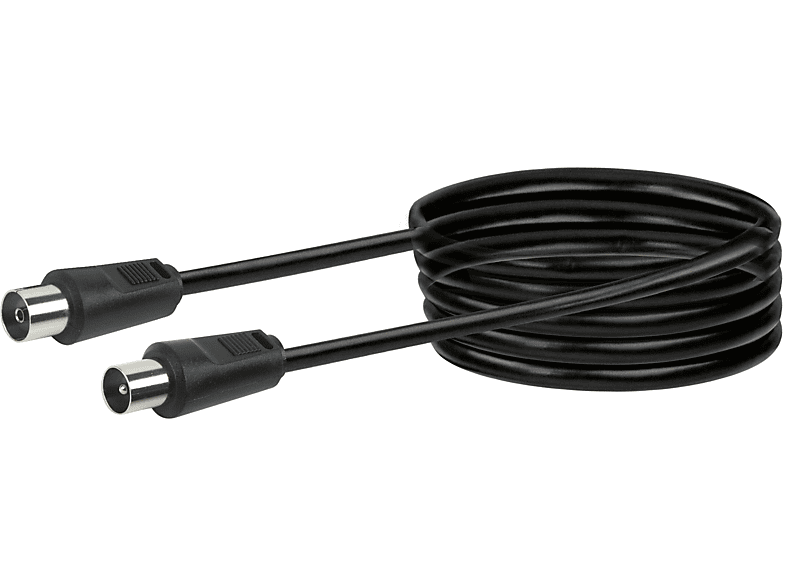 SCHWAIGER -KVK250 053- Antennen Anschlusskabel (75 dB) IEC Stecker zu IEC Buchse
