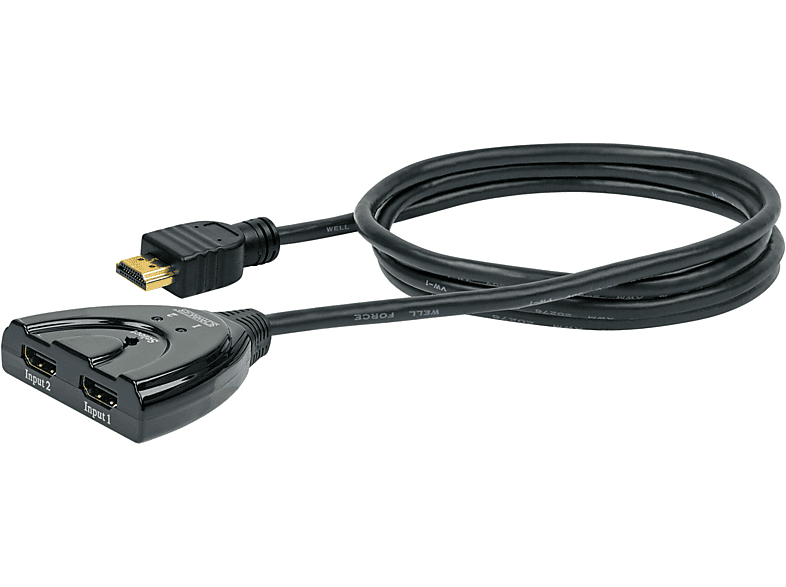 automatisch HDMI-Umschalter -HDM21A zu OUT, 2 531- 1 IN SCHWAIGER