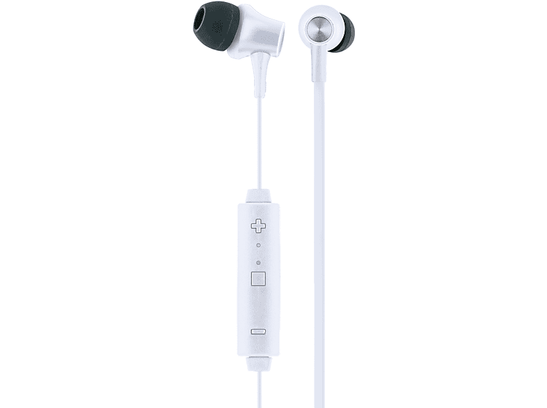 Bluetooth SCHWAIGER Kopfhörer -KH710BTW 512-, Weiß Bluetooth In-ear