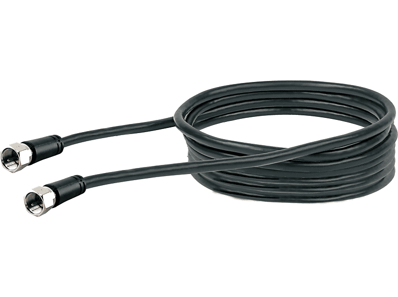 SCHWAIGER -KVCHQ100 533- SAT Anschlusskabel (90 dB) F-Stecker zu  F-Stecker