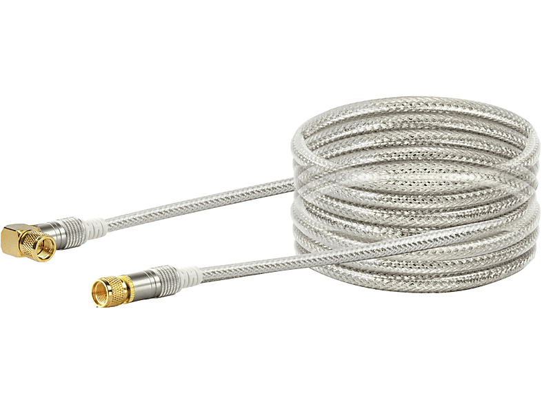 SCHWAIGER -KVCWHD100 532- SAT Anschlusskabel (110 dB) 90° F-Winkelstecker  zu  F-Stecker | Adapter & Kabel