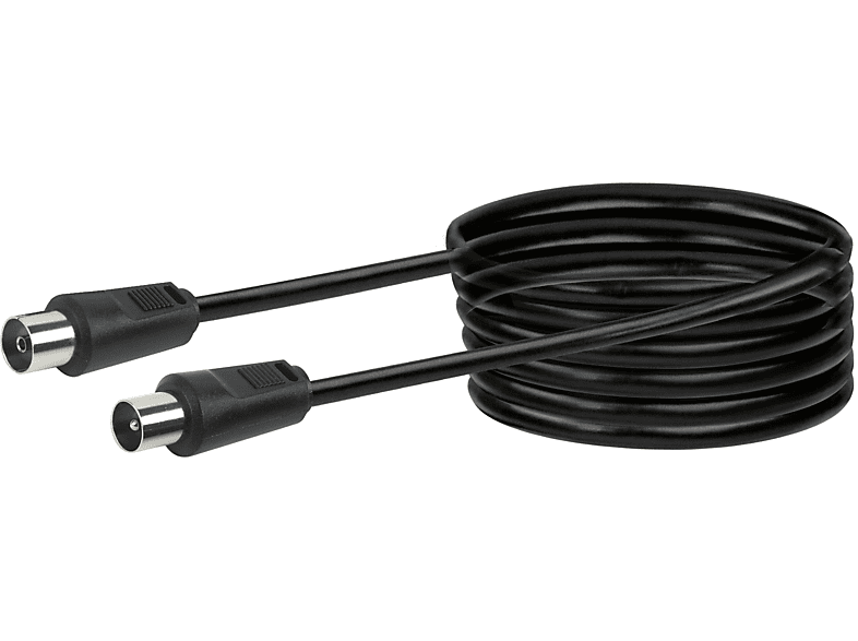 SCHWAIGER -KVK275 053- Antennen Anschlusskabel (75 dB) IEC Stecker zu IEC Buchse