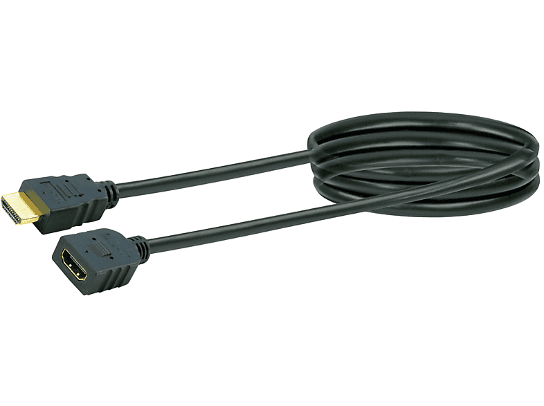SCHWAIGER -HDMV15 533- zu HDMI-Buchse Ethernet HDMI-Stecker mit High-Speed-HDMI-Kabel