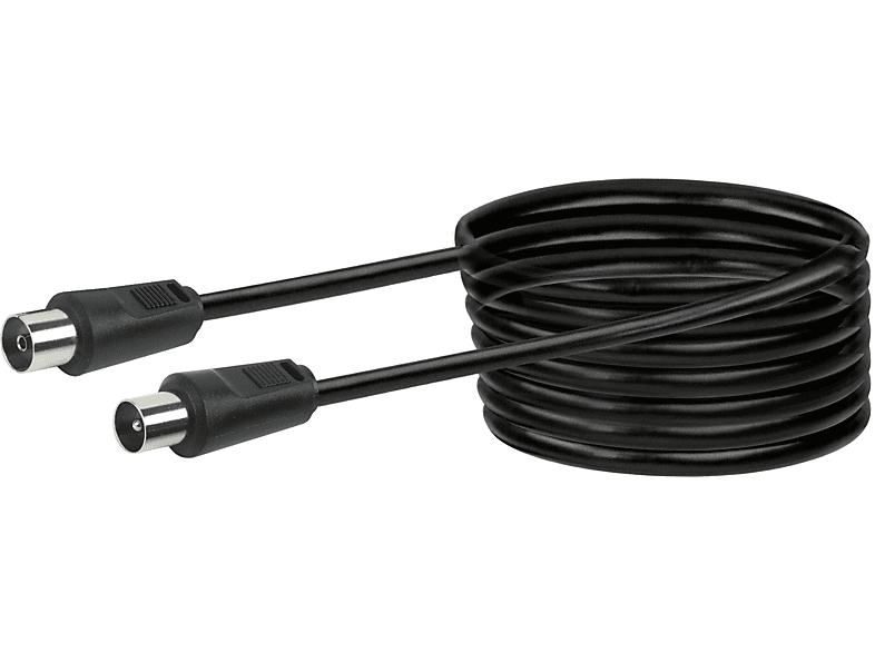 533- Stecker SCHWAIGER zu Anschlusskabel Buchse (75 IEC IEC -KVK100 dB) Antennen