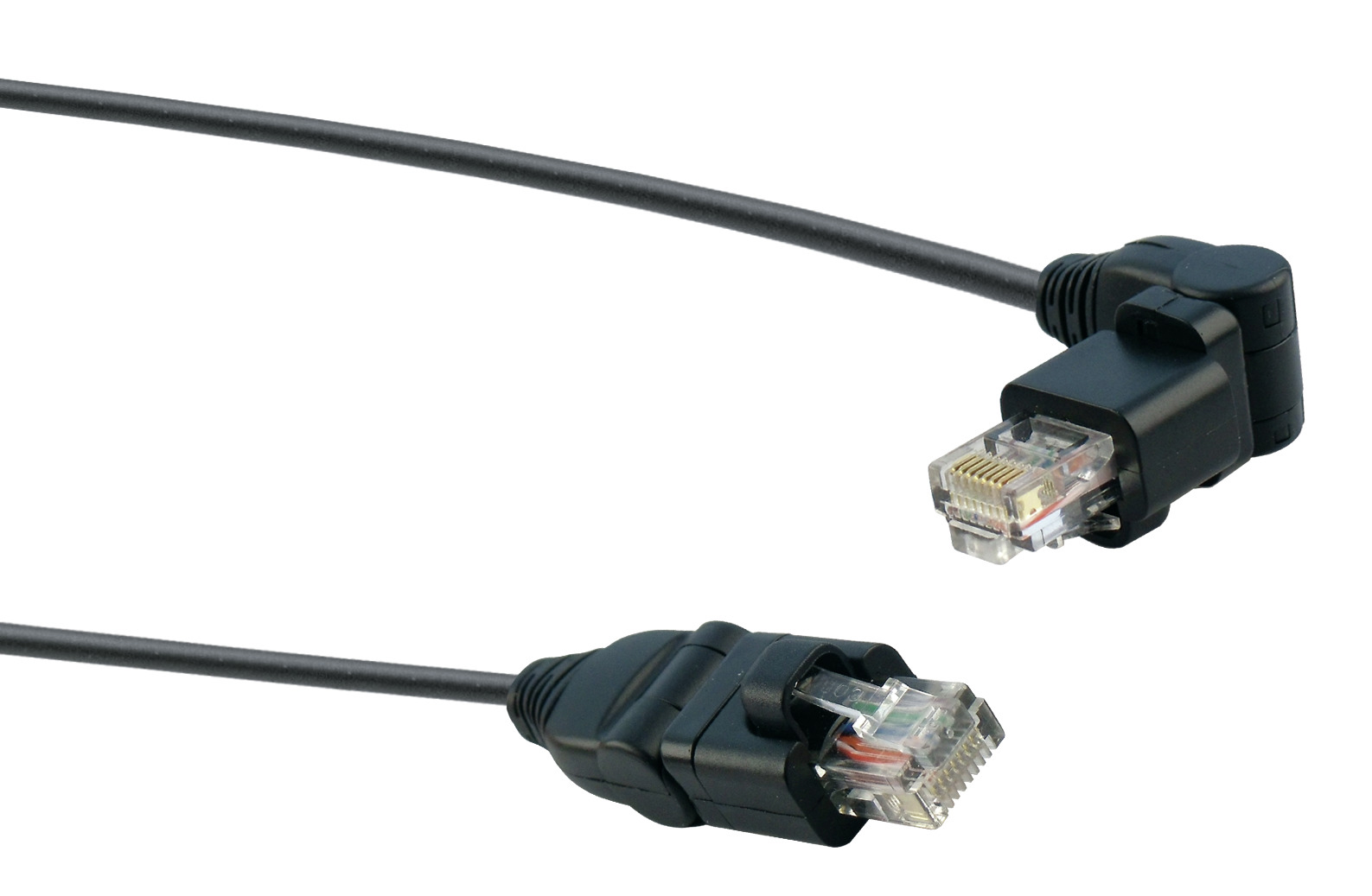 Netzwerkkabel CAT (F/UTP) zu 360° 533-, -CKS7200 SCHWAIGER 6 Stecker, m RJ45 2 Stecker 360° RJ45