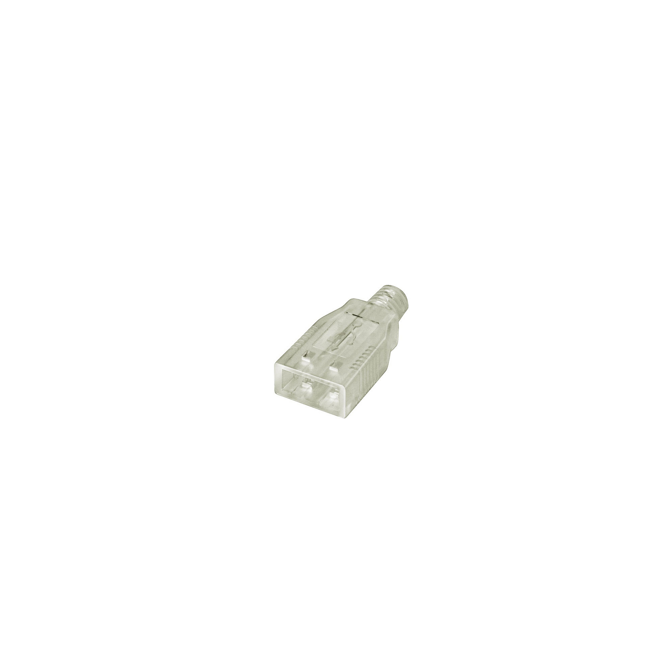 Adapter, SHIVERPEAKS Haube USB-A USB transparent transparent