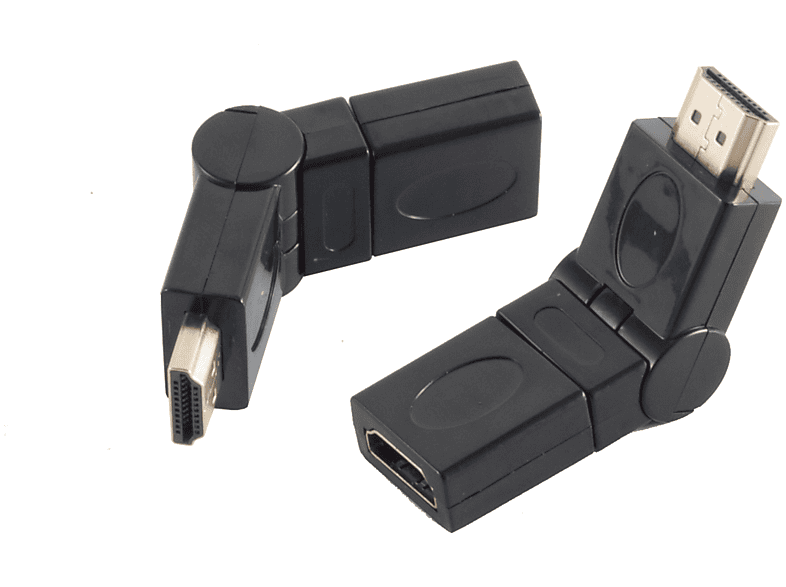 SHIVERPEAKS Adapter HDMISt./HDMIBuchse Winkel Rotator verg. HDMI/ DVI