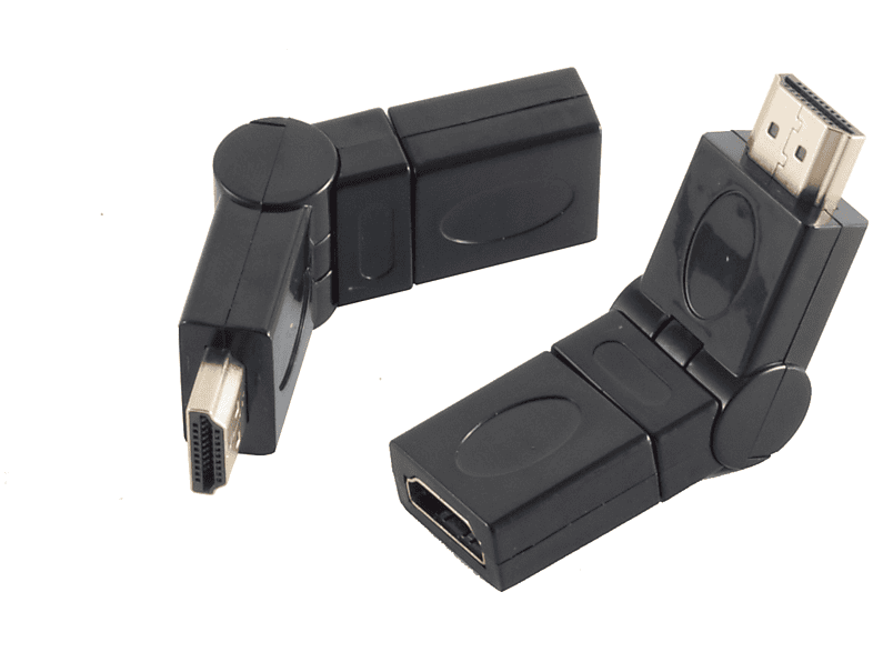 KABELBUDE Adapter HDMI-St./HDMI-Buchse Winkel verg. Rotator HDMI Adapter