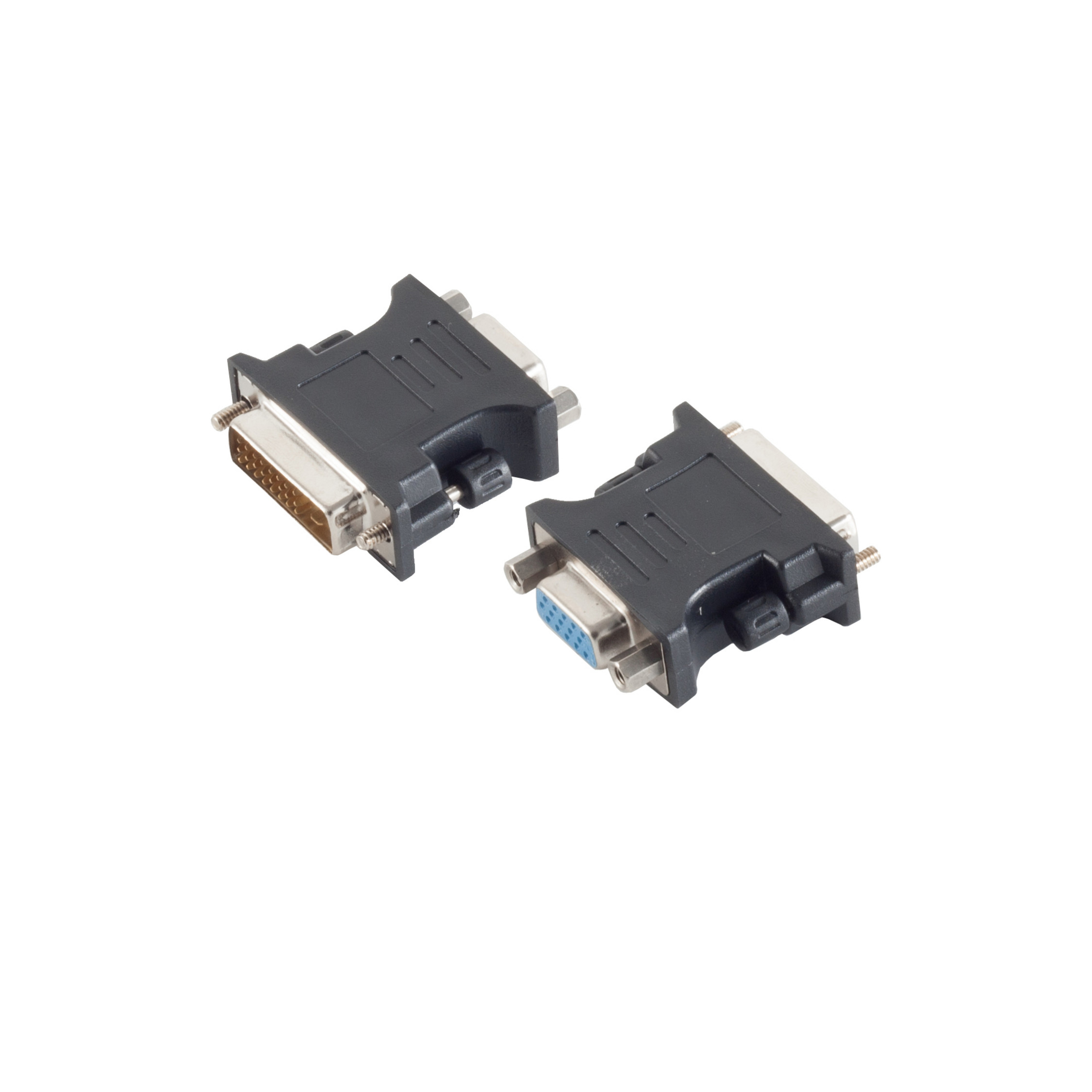 SHIVERPEAKS Adapter DVI-I HDMI/ DVI 24+5 Dual-Link/VGA-Buchse Adapter Stecker