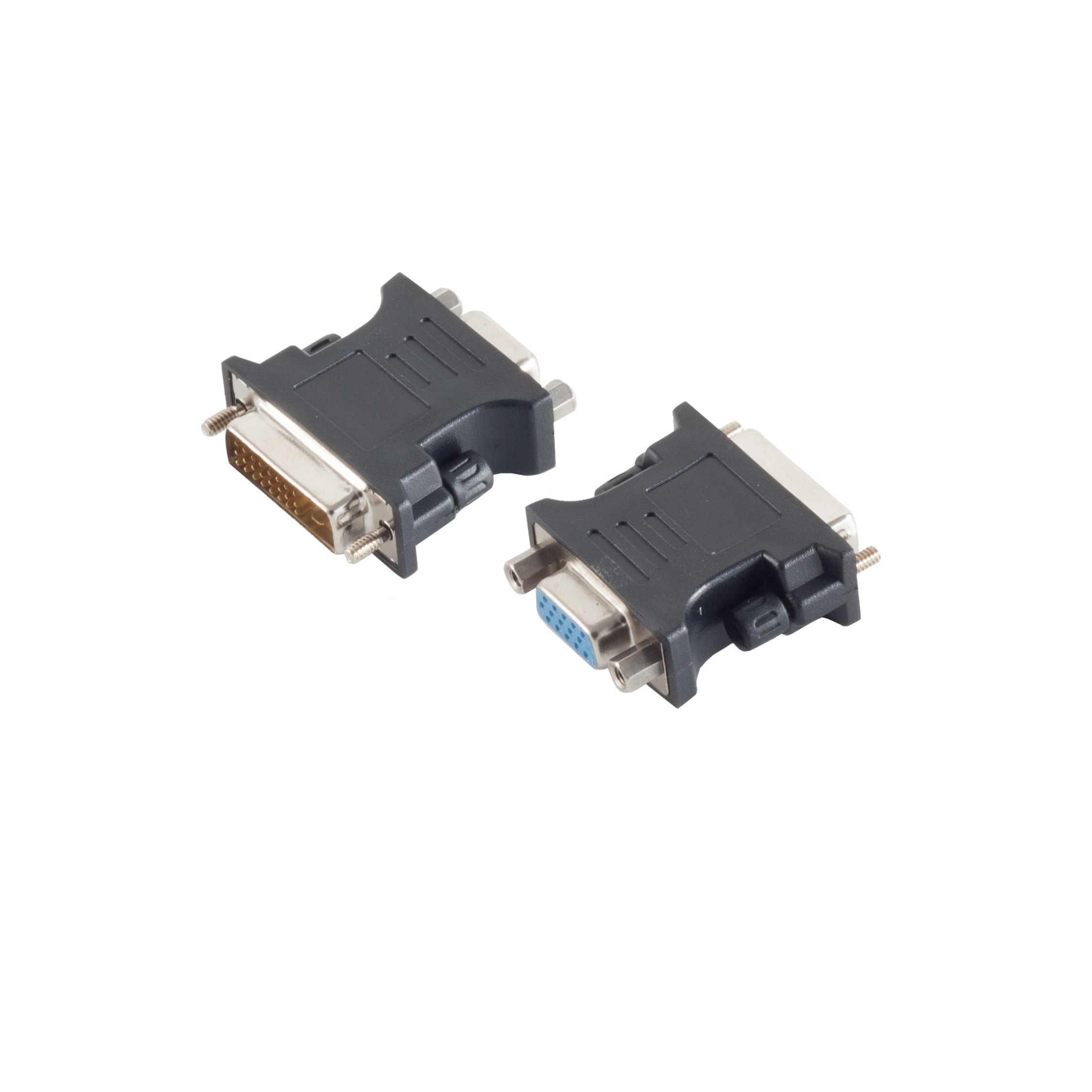 SHIVERPEAKS Adapter DVI-D-Stecker 24+1 Adapter Dual-Link/VGA-Buchse DVI HDMI