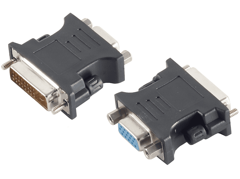 SHIVERPEAKS Adapter DVI-D-Stecker 24+1 DVI Dual-Link/VGA-Buchse Adapter HDMI