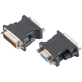 SHIVERPEAKS Adapter DVI-D-Stecker 24+1 Dual-Link/VGA-Buchse HDMI/ DVI Adapter