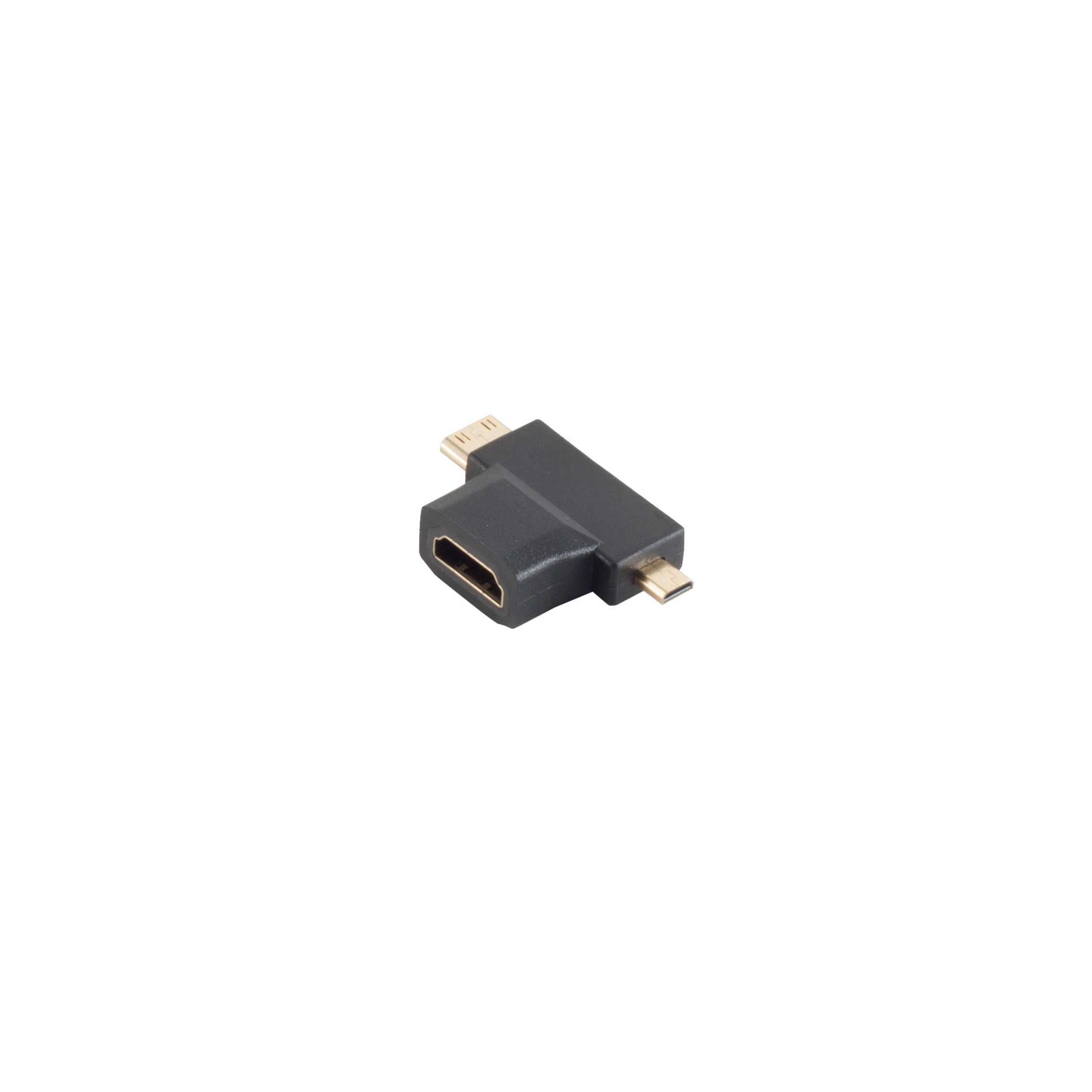 CONNECTIVITY HDMI-A Adapter HDMI-D Adapter, HDMI Stecker, MAXIMUM Buchse/ + verg. C S/CONN