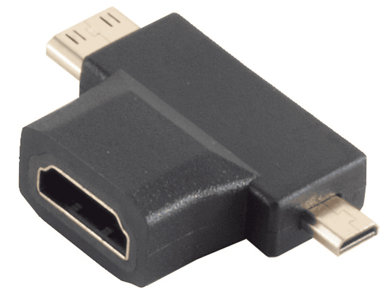 S/CONN MAXIMUM CONNECTIVITY Adapter, HDMI-A Buchse/ Stecker, + verg. HDMI-D HDMI C Adapter