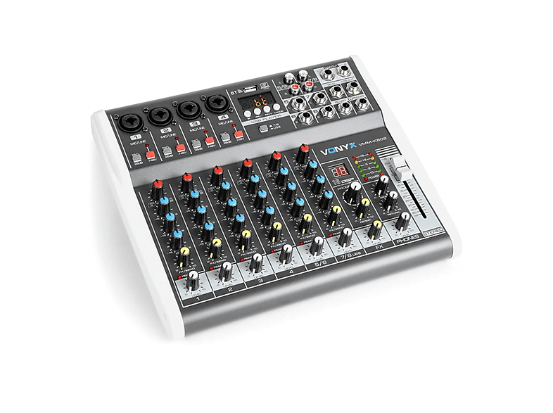 VONYX VMM-K802 8-Kanal-Mixer, Weiß | DJ-Mixer & DJ-Mischpulte