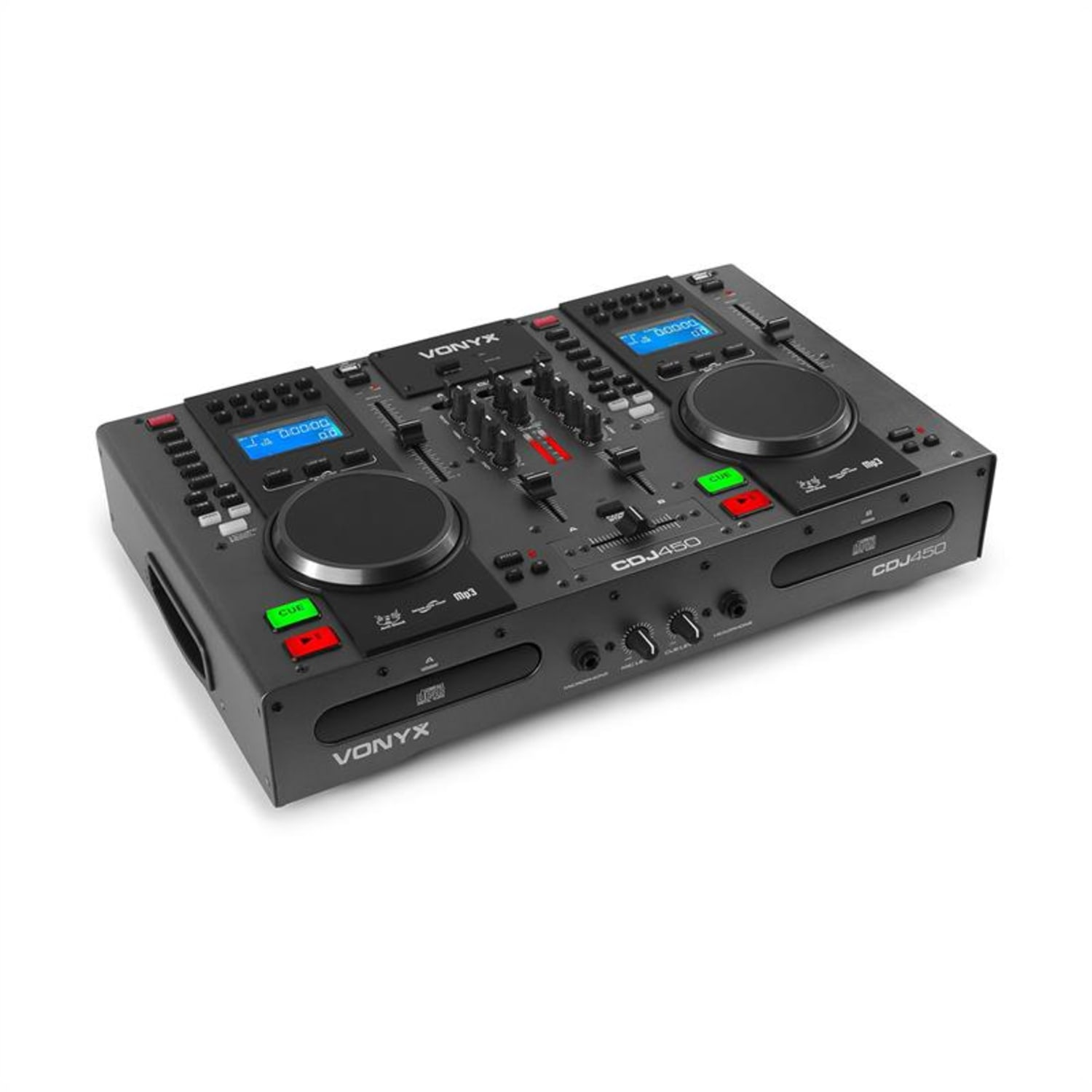 Schwarz CDJ450 Workstation, VONYX DJ