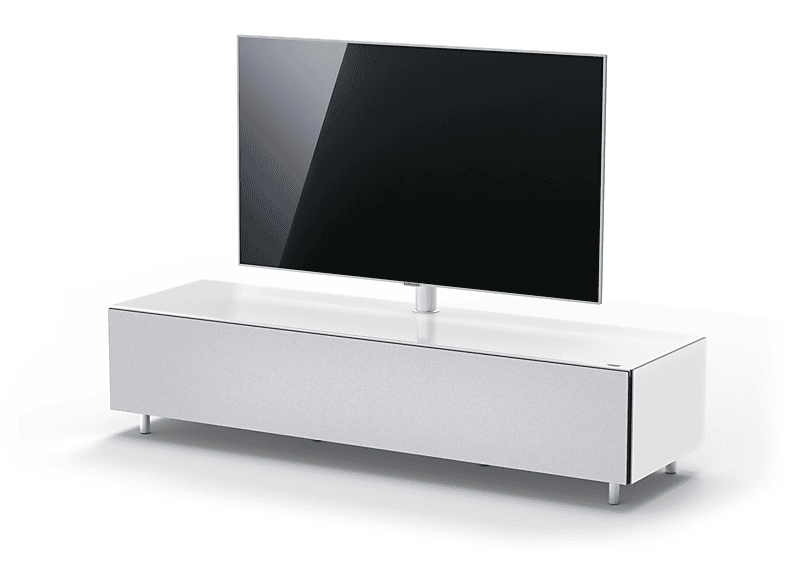 JUST BY SPECTRAL TV-Soundbar-Lowboard mit TV-Halterung VESA400. JRL 1654T. Breite 165cm. Snow. TV-Soundbar-Lowboard