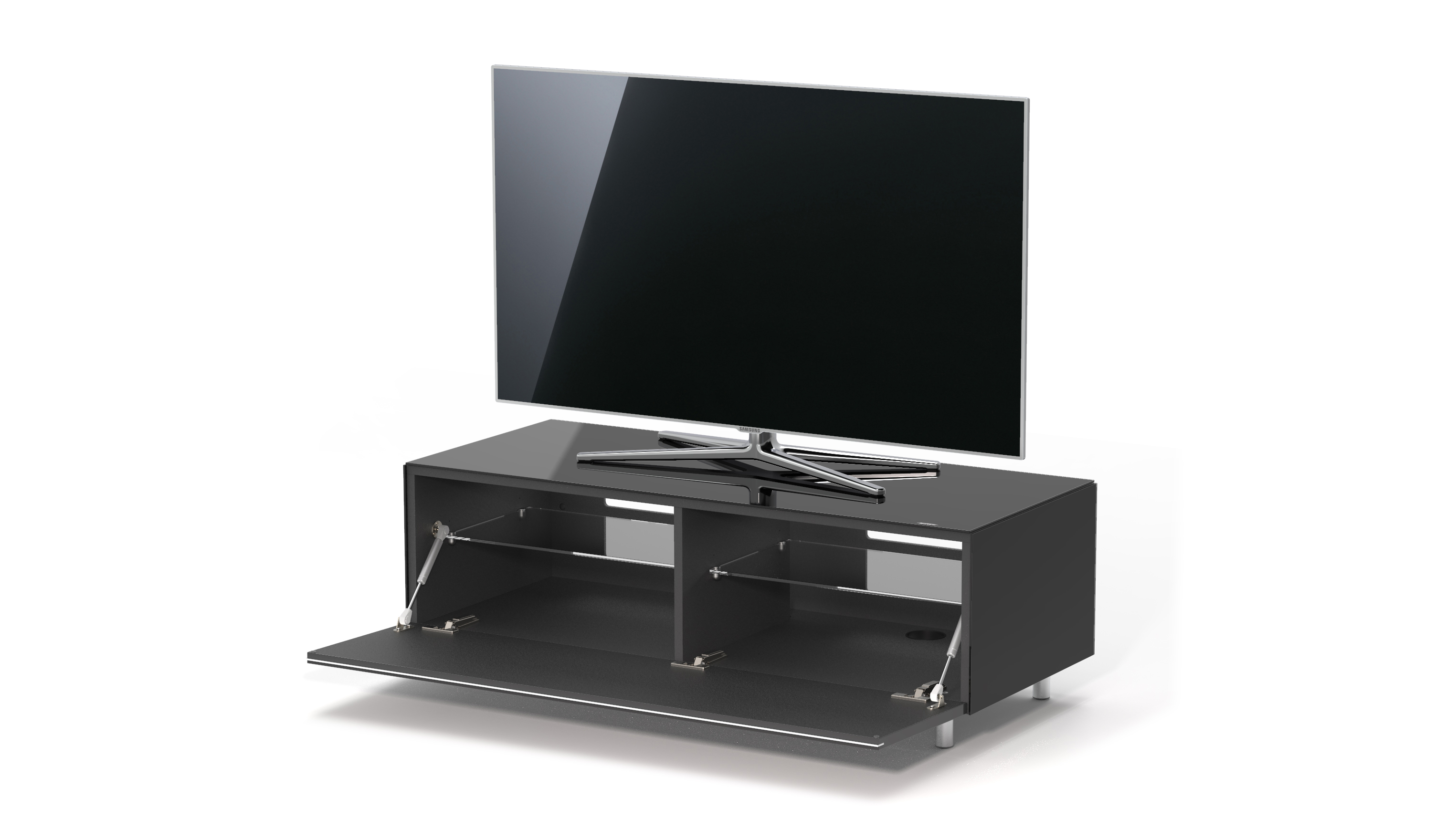 JUST BY SPECTRAL TV-Lowboard JRL Breite 111cm. TV-Lowboard 1100T. Black