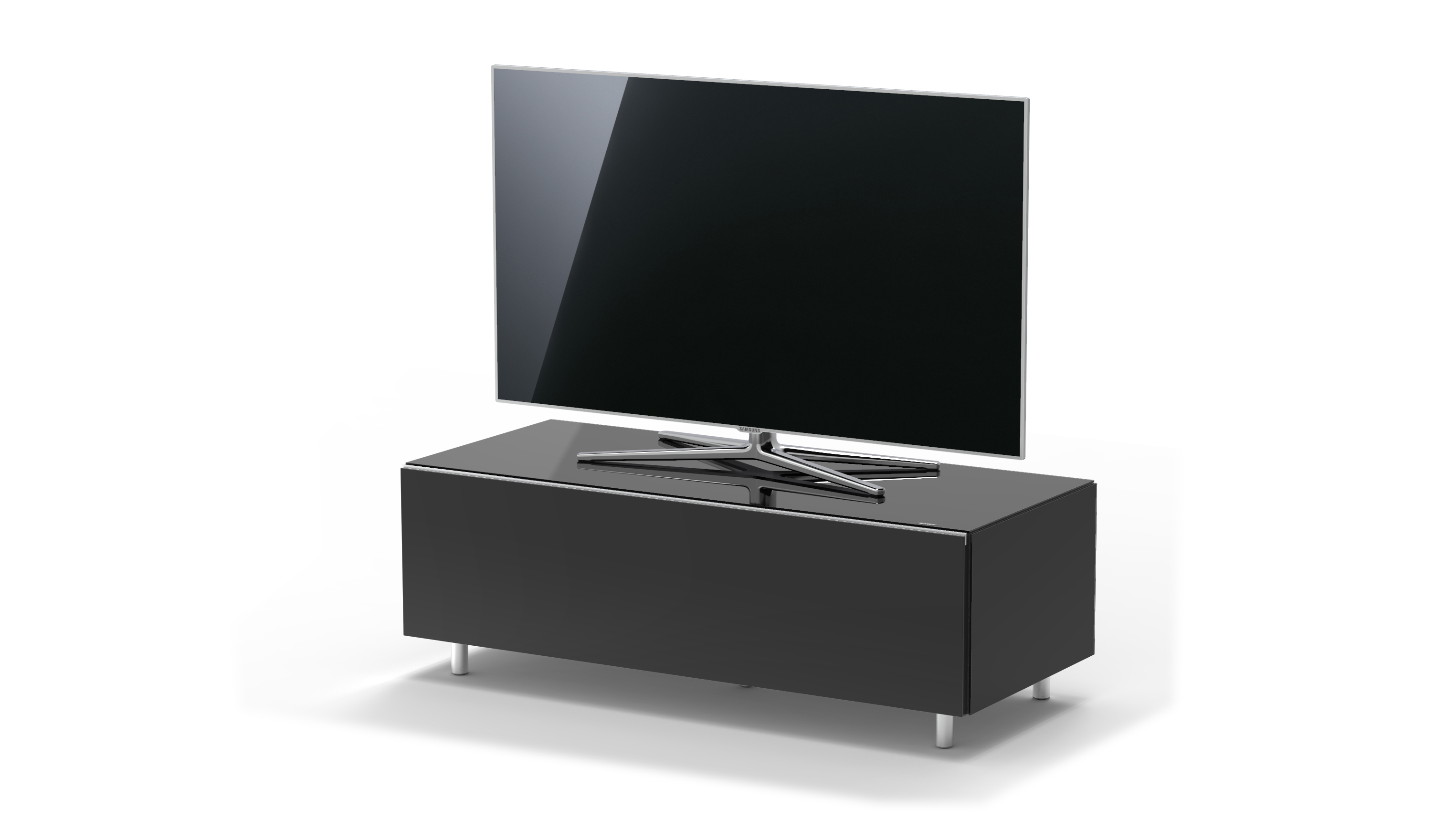 JUST BY SPECTRAL TV-Lowboard JRL Breite Black. TV-Lowboard 111cm. 1100T